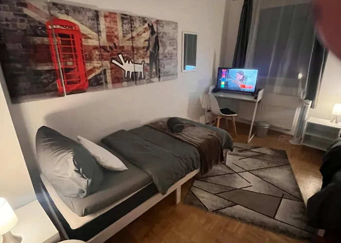 Grosses Aschaffenburg 4 Schlafzimmer Bis Zu 10 Personen Mainpark Apartmán *