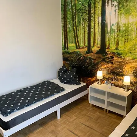 Grosses Aschaffenburg 4 Schlafzimmer Bis Zu 10 Personen Mainpark * Mainaschaff