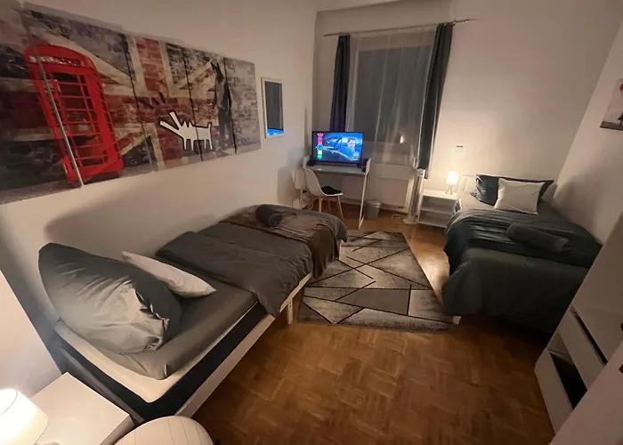 Grosses Aschaffenburg 4 Schlafzimmer Bis Zu 10 Personen Mainpark Apartamento